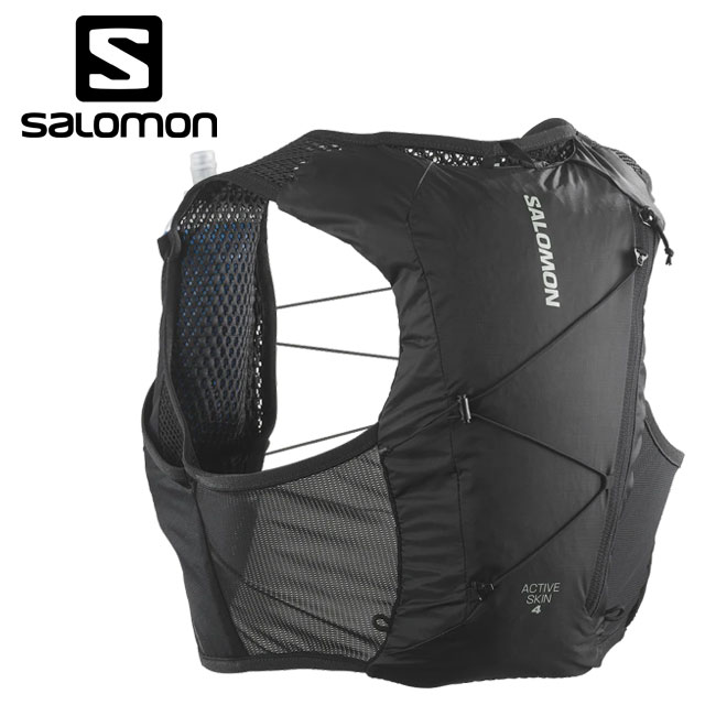 サロモン SALOMON アクティブ スキン 4 セット [LC2178200 FW26] ACTIVE SKIN 4 SET ランニングベスト トレイルランニング ブラック BLACK/METAL