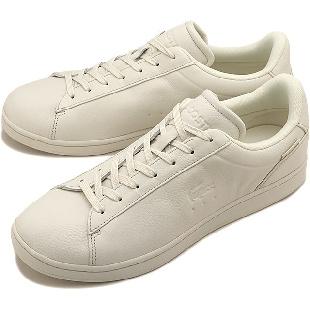 ラコステ LACOSTE スニーカー メンズ カーナビー シールド 226 1 SMA [52SMA0053 FW26] CARNABY SHIELD 226 1 SMAシューズ 全天候型 防水レザー ホワイト 18C OFF-WHT/OFF-WHT