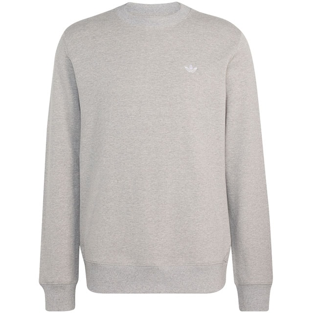 アディダス オリジナルス adidas Originals メンズ トレフォイル エッセンシャルズ クルー フレンチテリー [SD248/KT2453 FW26] TREFOIL ESSENTIALS CREW FRENCH TERRY スウェット トレーナー ワンポイント カジュアル 快適 ミディアムグレーヘザー