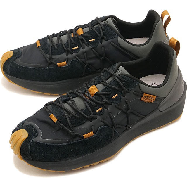 返品交換送料無料 キーン KEEN スニーカー メンズ ユニーク トレッカー [1032783 FW26] M UNEEK TREKKERスエードシューズ 黒 BLACK/KEEN-MAPLE
