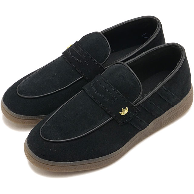 アディダス オリジナルス adidas Originals スニーカー レディース ハンドボール スペツィアル ローファー ウィメンズ [KJ0641 FW26] HANDBALL SPEZIAL LOAFER W ローファー スニーカー カジュアル 人気 トレンド 黒 コアブラック/コアブラック/ガム