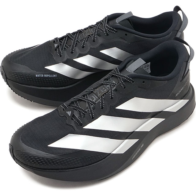 アディダス パフォーマンス adidas Performance スニーカー メンズ アディゼロ EVO SL ATR M [KK2683 FW26SPOT] ADIZERO EVO SL ATR M ランニングシューズ 高機能 撥水 軽量 厚底 トレンド 黒 コアブラック/シルバーメタリック/グレーファイブ