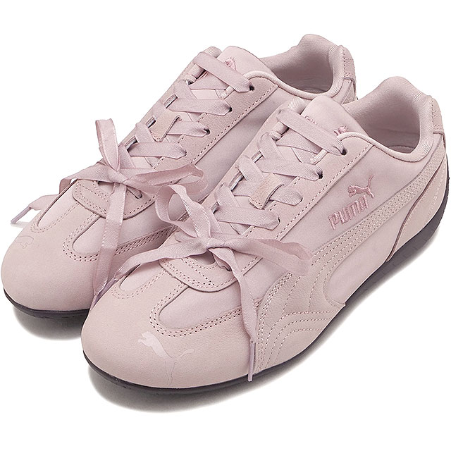 プーマ PUMA スニーカー レディース スピードキャット エトワール ウィメンズ [407673-03 FW26] Speedcat Etoile Wnsシューズ 薄底 フェミニン ピンク Misty-Pink/Chocolate-Fondue