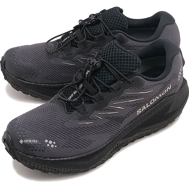 サロモン SALOMON スニーカー メンズ エアロ ブレイズ 4 グラベル ゴアテックス [L45403000 FW26] AERO BLAZE 4 GRVL GTX 防水 トレイルランニングシューズ トレランシューズ GORE-TEX ブラック BLACK/BLACK/PALOMA