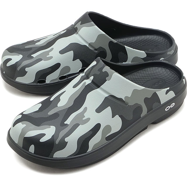 【6か月保証】ウーフォス OOFOS ウークロッグ リミテッド [2001090213262 FW26] OOcloog Limited リカバリーシューズ クロッグ NightCamo