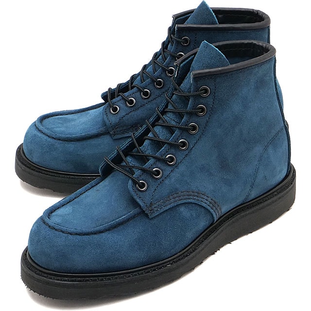 返品交換送料無料 レッドウィング REDWING ブーツ メンズ 6インチ クラシックモック [8809 FW26] 6-INCH CLASSIC MOCDワイズ ワークブーツ red wing ブルー タイダル・ミュールスキナー