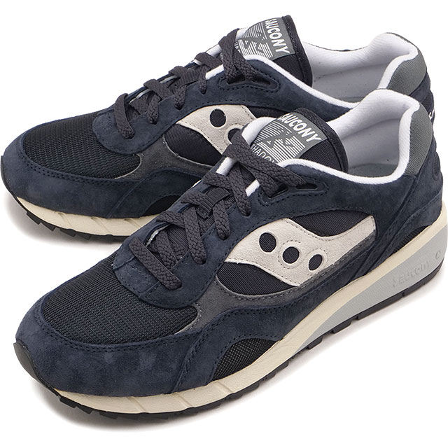 サッカニー Saucony スニーカー メンズ シャドウ6000 [S70441-47 FW25] SHADOW 6000 ユニセックスレトロランニングシューズ クラシック 紺 NAVY/GRAY