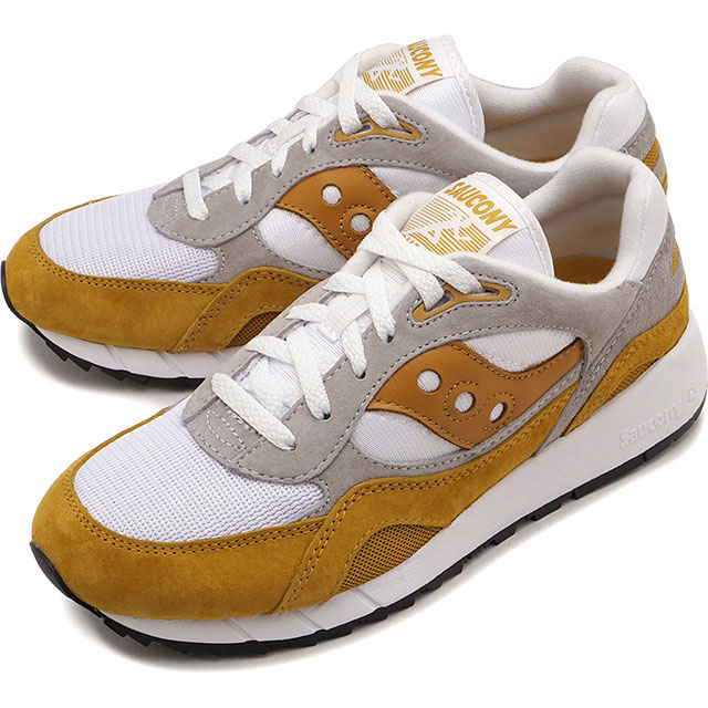サッカニー Saucony スニーカー シャドウ6000 [S70441-68 SS25] SHADOW 6000 ユニセックスレトロランニングシューズ クラシック ベージュ WHITE/BEIGE