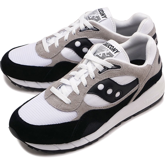 サッカニー Saucony スニーカー シャドウ6000 [S70441-69 SS25] SHADOW 6000 ユニセックスレトロランニングシューズ クラシック ブラック WHITE/BLACK