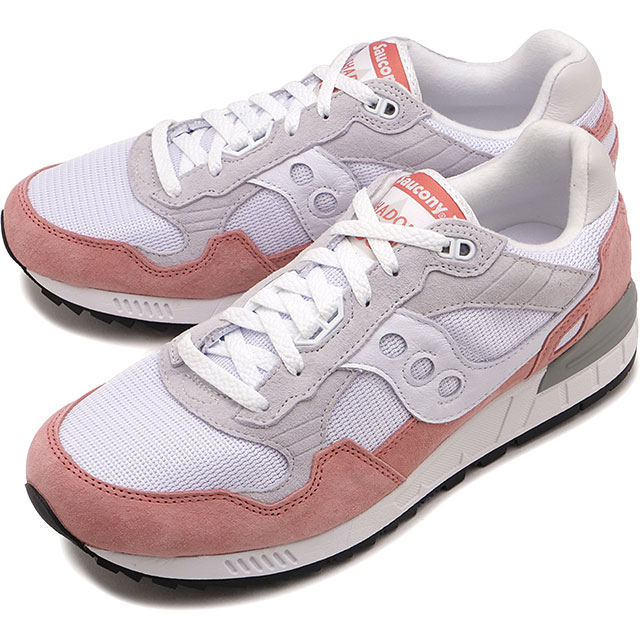 サッカニー Saucony スニーカー シャドウ5000 [S70665-65 SS25] SHADOW 5000 ユニセックスレトロランニングシューズ クラシック ピンク WHITE/SALMON