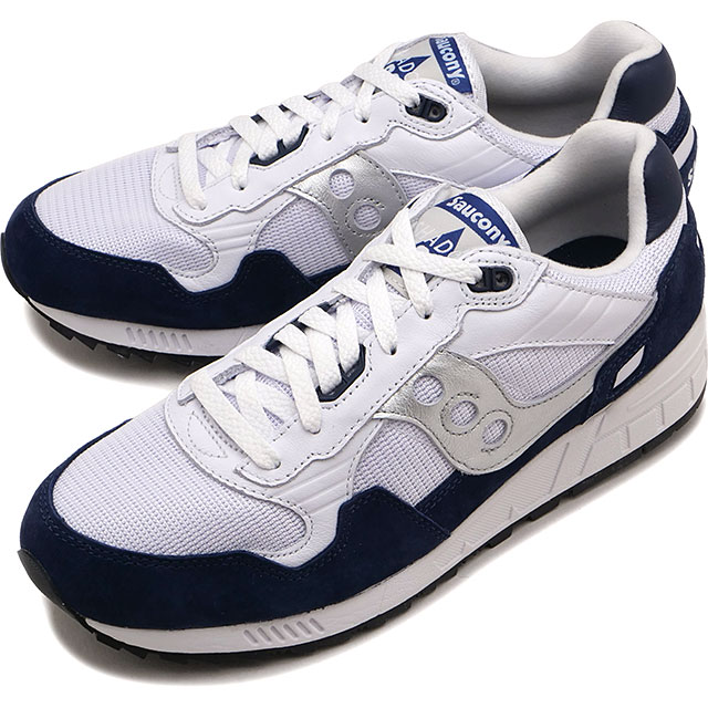 サッカニー Saucony スニーカー シャドウ5000 [S70919-2 SS25] SHADOW 5000 ユニセックスレトロランニングシューズ クラシック ネイビー WHT/NAVY/SILVER