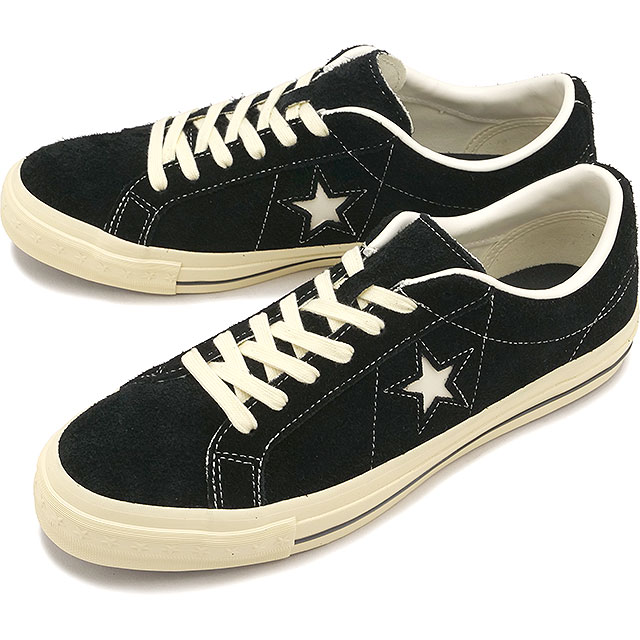 コンバース CONVERSE スニーカー メンズ ワンスター エイジド スエード AG [33703200 FW26] ONE STAR AGED SUEDE AGローカットシューズ 黒 BLACK