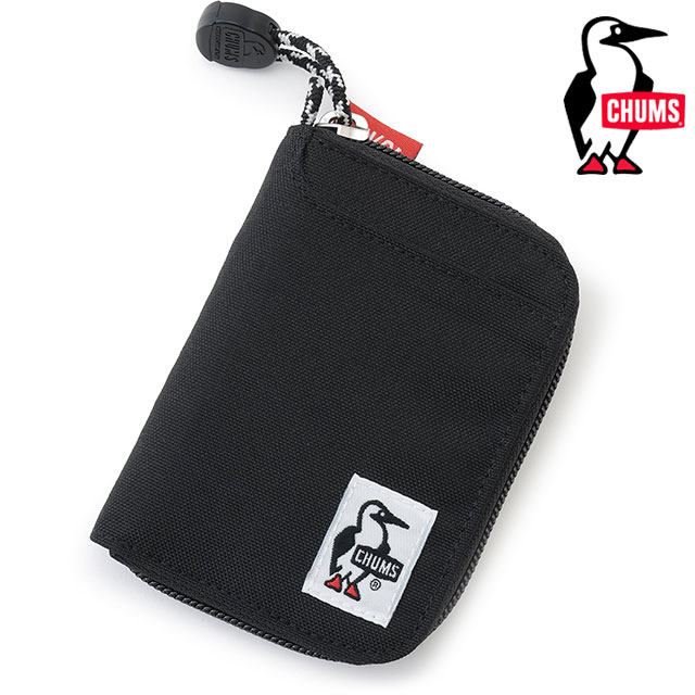 チャムス CHUMS リサイクルアコーディオンカードケース [CH60-4211 FW26] Recycle Accordion Card Case 小物 カード入れ 蛇腹ポケット 黒 Black 【メール便配送】