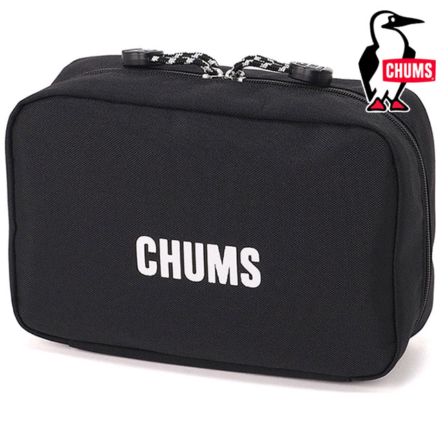 チャムス CHUMS リサイクルチャムスガジェットポーチ [CH60-4010 FW26] Recycle CHUMS Gadgets Pouch 小物 収納ケース トラベルポーチ バッグインバッグ 黒 Black 【メール便配送】