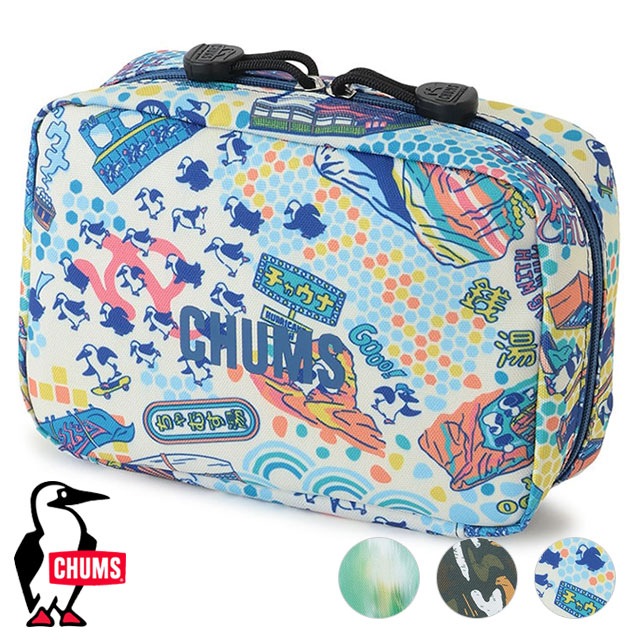 チャムス CHUMS リサイクルチャムスガジェットポーチ [CH60-4010 FW26] Recycle CHUMS Gadgets Pouch 小物 収納ケース トラベルポーチ バッグインバッグ 【メール便配送】