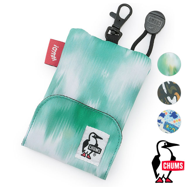 チャムス CHUMS リサイクルリトラクターキーホルダー [CH60-3994 FW26] Recycle Retractor Key Holder 小物 定期入れ キーケース 伸縮リール付き 【メール便配送】