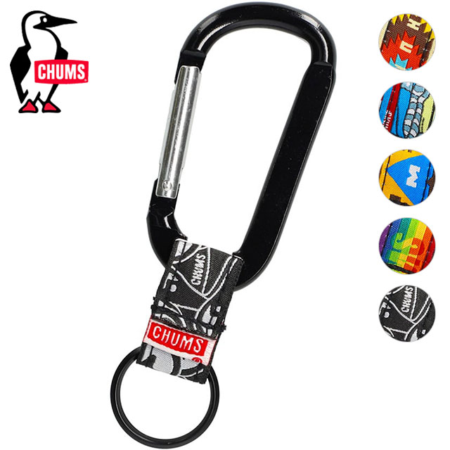 チャムス CHUMS カラビナキーチェーン [CH61-1175 FW26] Carabiner Keychain 小物 キーホルダー カラビナ付き 【メール便配送】