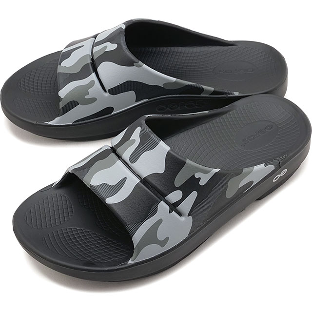 【6か月保証】ウーフォス OOFOS ウーアー スポーツ [2000050213262 FW26] OOahh Sport リカバリーサンダル スライドサンダル NightCamo