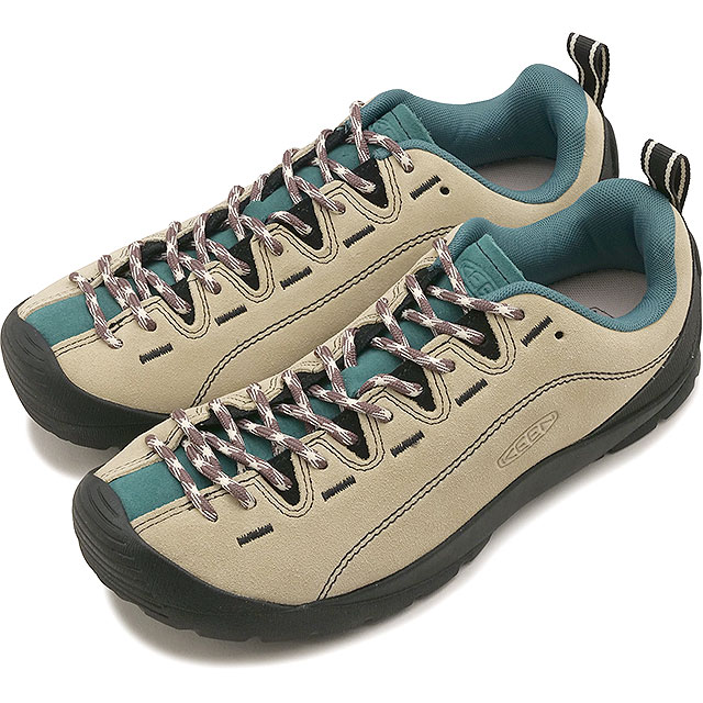 返品交換送料無料 キーン KEEN スニーカー レディース ジャスパー [1032951 FW26] W JASPERスエードシューズ ベージュ SAFARI/MEDITERRANEA
