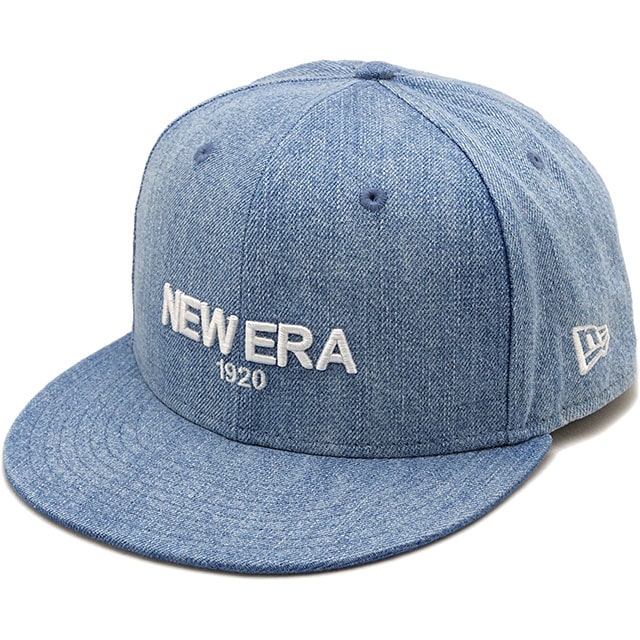 ニューエラ NEW ERA 9FIFTY NE1920 デニムキャップ [15137007 FW26] 950 NE1920 DENIM NAVY WASDEN 帽子 ストリート カジュアル ウォッシュドデニム ネイビー