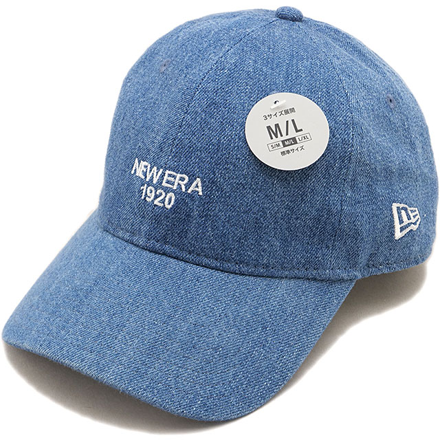 ニューエラ NEW ERA 9TWENTY NE1920 デニムキャップ [15137253 FW26] 920 NE1920 DENIM NAVY WASDEN 帽子 ストリート カジュアル ウォッシュドデニム ネイビー