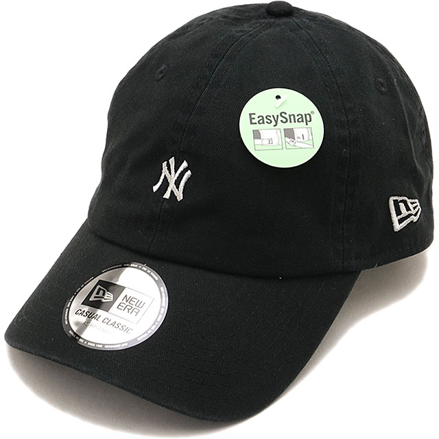 ニューエラ NEW ERA カジュアルクラシック ニューヨーク・ヤンキース ミニロゴ キャップ [15136947 FW26] CC NEYYAN MINI LOGO BLK 263 帽子 ストリート カジュアル 定番 シンプル ブラック