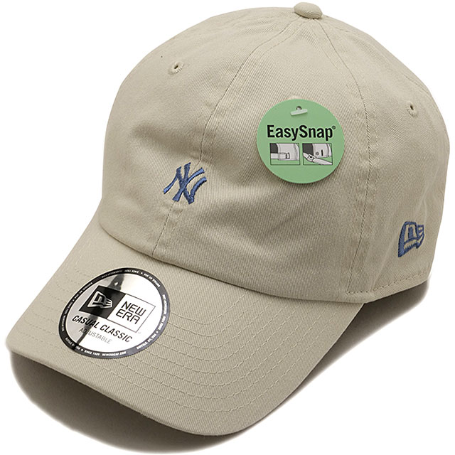ニューエラ NEW ERA カジュアルクラシック ニューヨーク・ヤンキース ミニロゴ キャップ [15136946 FW26] CC NEYYAN MINI LOGO IVO 263 帽子 ストリート カジュアル 定番 シンプル アイボリー