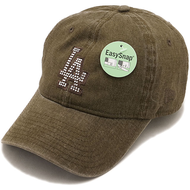 ニューエラ NEW ERA 9TWENTY ES ロサンゼルス・ドジャース ラインストーン キャップ [15137190 FW26] 920ES LOSDOD RHINESTONE BRN 263 帽子 イタリアンウォッシュ ストリート カジュアル おしゃれ ブラウン
