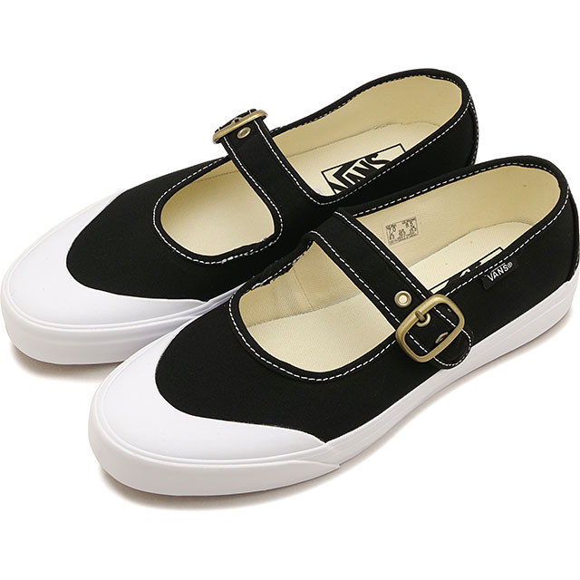 バンズ VANS スニーカー レディース メリージェーン [VN000CRR6BT FW26] Mary Janeストラップシューズ 黒 BLACK/TRUE-WHITE