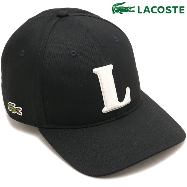 ラコステ LACOSTE 3Dロゴベースボールキャップ [RK0342-99-031 FW26] メンズ 帽子 ブラック