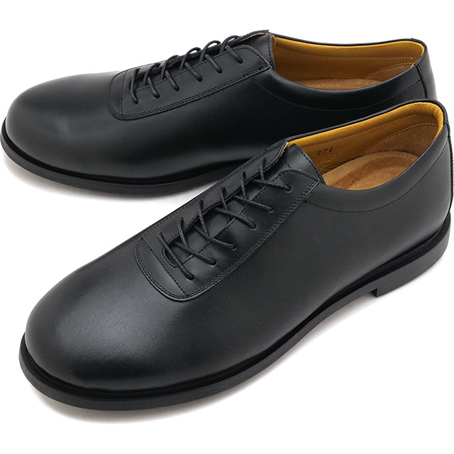 ブルーオーバー blueover スニーカー メンズ マルコ ダイナイト [b060111 FW26] marco LS（Dainite Sole）男性用 日本製 プレーントゥ レースアップシューズ 防水レザー マッケイ製法 ビジネス カジュアル 黒 ブラック