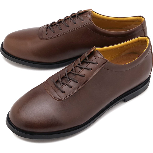 ブルーオーバー blueover スニーカー メンズ マルコ ダイナイト [b060112 FW26] marco LS（Dainite Sole）男性用 日本製 プレーントゥ レースアップシューズ 防水レザー マッケイ製法 ビジネス カジュアル ブラウン