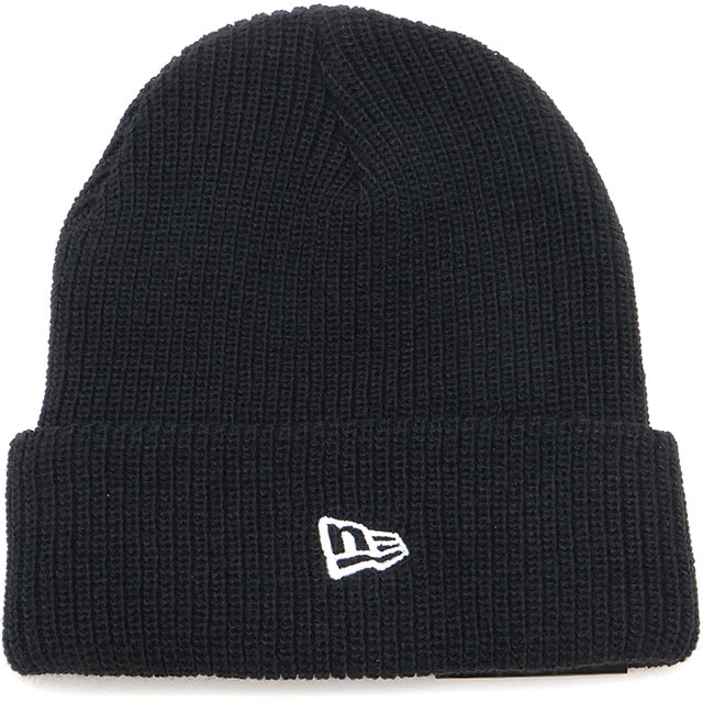 ニューエラ NEW ERA ソフトカフ ニットキャップ [11322043 FW26] SOFT CUFF KNIT BLK 帽子 定番 防寒 ビーニー ブラック 【メール便配送】