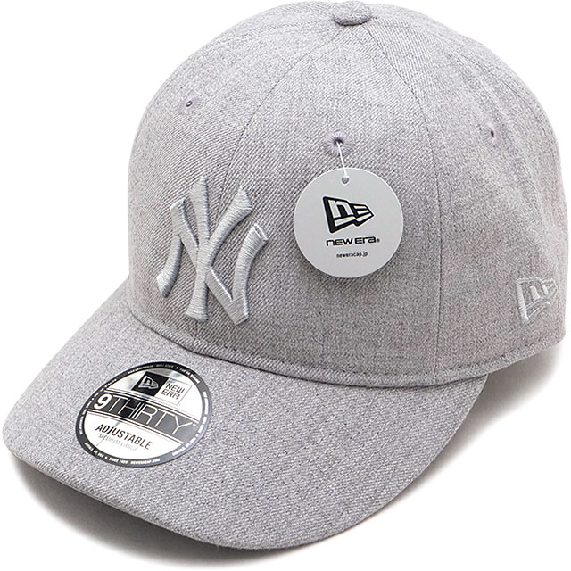 ニューエラ NEW ERA 9THIRTY ニューヨーク・ヤンキース トーナルロゴ キャップ [15137168 FW26] 930 NEYYAN TONAL HGRY 263 帽子 ストリート カジュアル シンプル MLBロゴ ヘザーグレー
