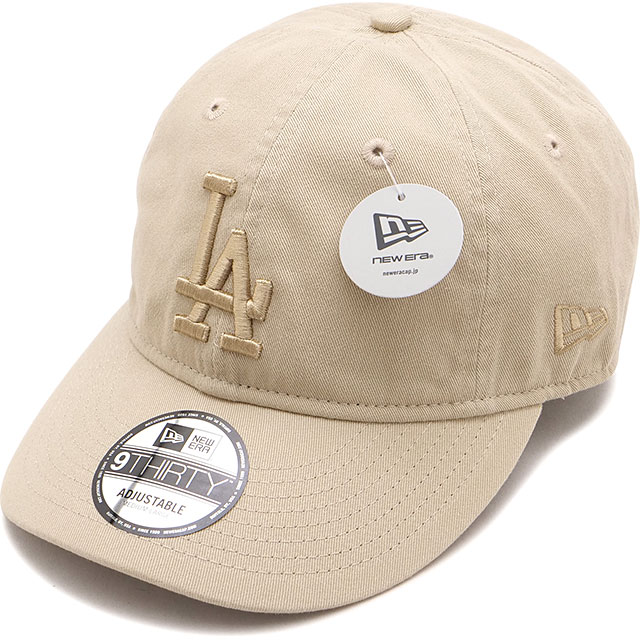 ニューエラ NEW ERA 9THIRTY ロサンゼルス・ドジャース トーナルロゴ キャップ [15137170 FW26] 930 LOSDOD TONAL NBEI 263 帽子 ストリート カジュアル シンプル MLBロゴ ニューベージュ
