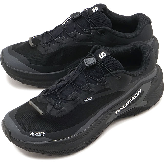 サロモン SALOMON スニーカー メンズ ジェネシス 2 ゴアテックス [L49300300 FW26] GENESIS 2 GTX 防水 トレイルランニングシューズ トレラン GORE-TEX ブラック BLACK/BLACK/WHITE