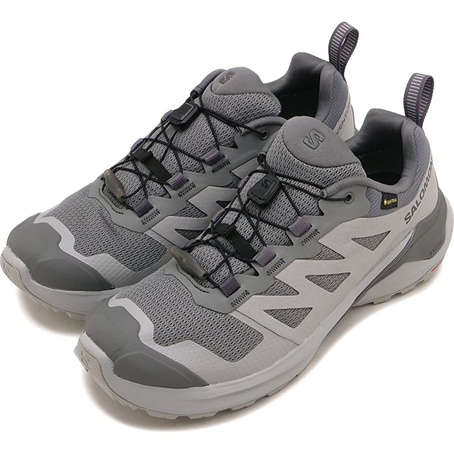 サロモン SALOMON スニーカー レディース エックス アドベンチャー ゴアテックス ウィメンズ [L45457900 FW26] X-ADVENTURE GTX W 防水 ハイキングシューズ トレイル グレー CASTLEROCK/ALLOY/ASPHALT