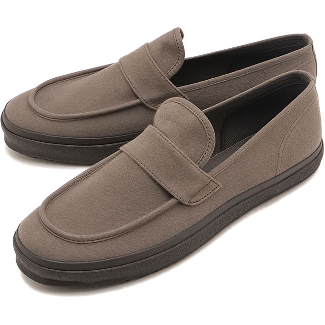 ムーンスター ファインバルカナイズド MOONSTAR FINE VULCANIZED スニーカー ローフィー W [54323473 FW26] LOAFY W ユニセックスローファー スリッポン コットンスエード 日本製 ブラウン LIGHT-BROWN