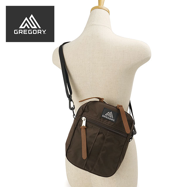 グレゴリー GREGORY クイックポケットL [1254150663 FW26] QUICK POCKET L ショルダーバッグ ポーチ 軽量 小物入れ 斜めがけ カジュアル ブラウン ウォルナットブラウン