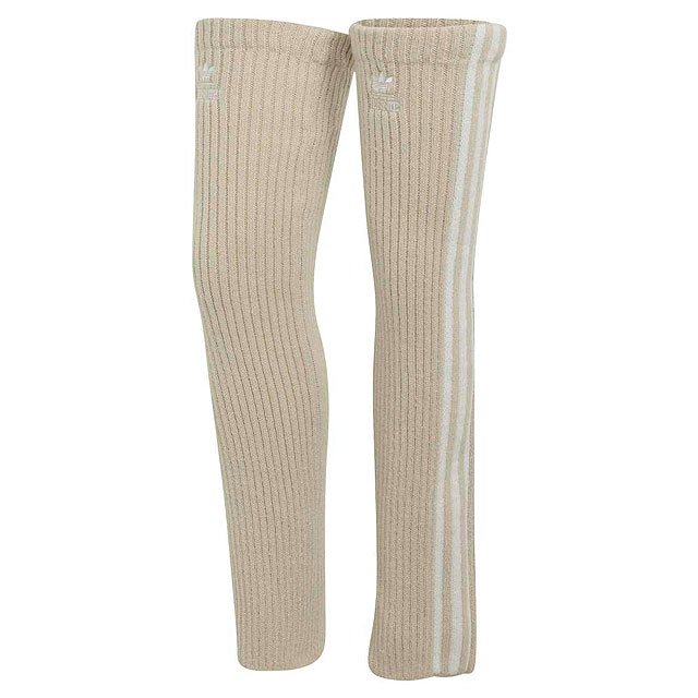 アディダス オリジナルス adidas Originals レディース ハイニー レッグウォーマー [BW493/LD4293 FW26SPOT] HIGH KNEE LEG WARMERS JENNIE ジェニーコラボ 限定 BLACKPINK ブラックピンク 膝上 脚長 可愛い クリアブラウン/ホワイト