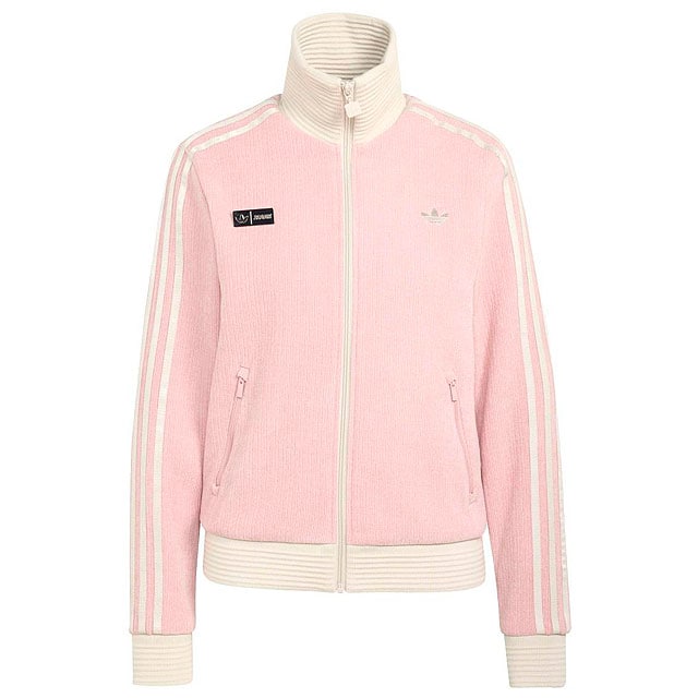 アディダス オリジナルス adidas Originals レディース ファン OG トラックトップ [CC800/LD8923 FW26SPOT] FAN OG TT JENNIE ジェニーコラボ 限定 BLACKPINK ブラックピンク トラックジャケットジャージ 可愛い ピンク ワンダーモーブ