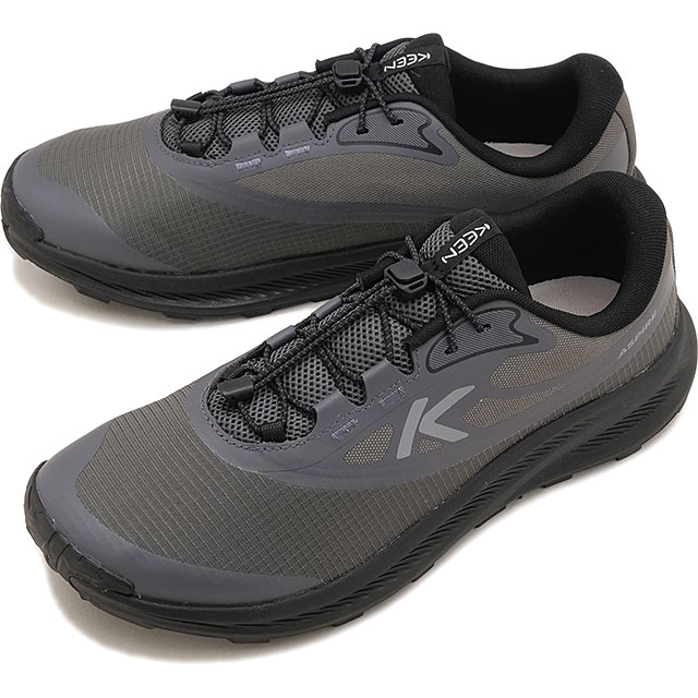 返品交換送料無料 キーン KEEN スニーカー メンズ アサパイア [1032888 FW26] M ASPIRE ランニング ウォーキングシューズ グレー STEEL-GREY/BLACK