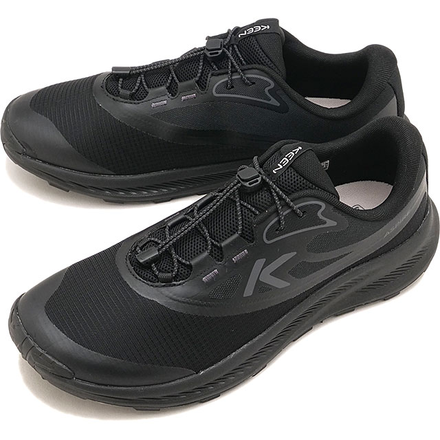 返品交換送料無料 キーン KEEN スニーカー メンズ アサパイア [1032889 FW26] M ASPIRE ランニング ウォーキングシューズ ブラック TRIPLE-BLACK