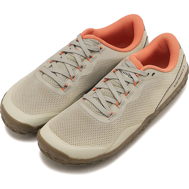 メレル MERRELL スニーカー レディース ベイパーグローブ7 ウィメンズ [J00005532 FW26] W VAPOR GLOVE 7 ベアフットシューズ ミニマルシューズ タウンユース ベージュ BASALT