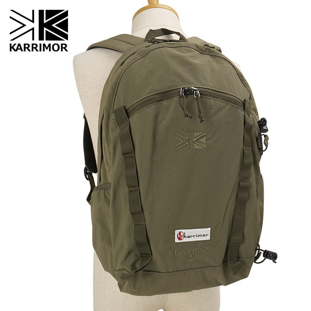 カリマー KARRIMOR リュック VT デイパック F 25 ミル [501309-8600 FW26] VT day pack F 25 mil メンズ・レディースバックパック デイパック 25L カジュアル 通勤 通学 Olive