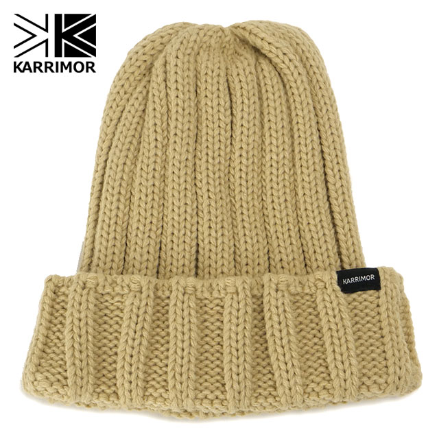 カリマー KARRIMOR フォールデッドビーニー [200218-0620 FW26] folded beanie 帽子 ニットキャップ Sand 【メール便配送】