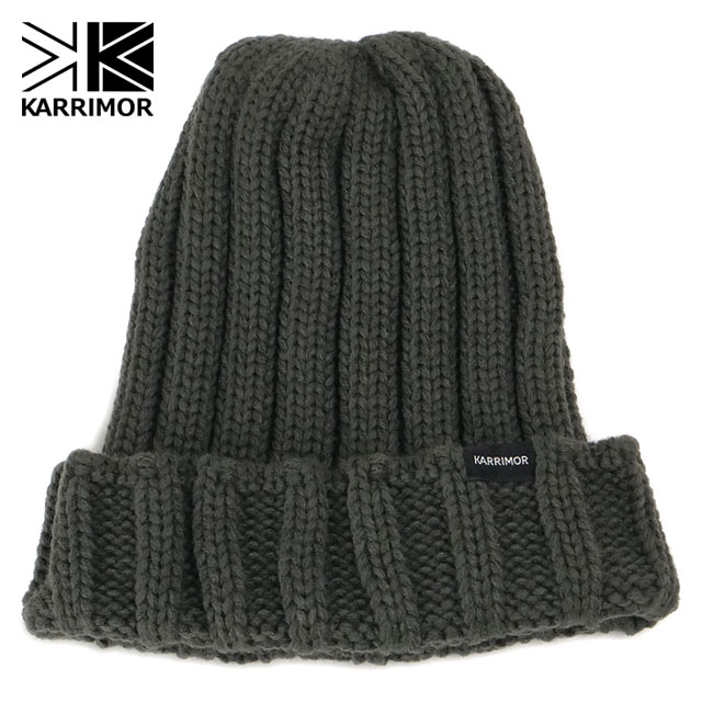 カリマー KARRIMOR フォールデッドビーニー [200218-1250 FW26] folded beanie 帽子 ニットキャップ Charcoal 【メール便配送】