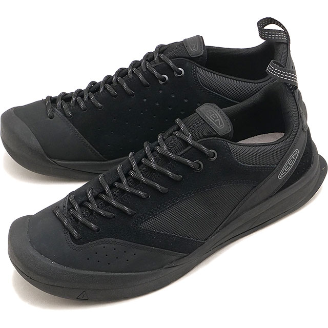 返品交換送料無料 キーン KEEN スニーカー メンズ ジャスパー スリー [1032681 FW26] M JASPER IIIスエードシューズ 黒 BLACK/BLACK