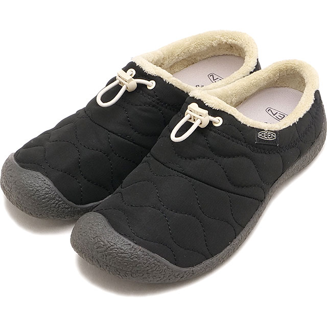 返品交換送料無料 キーン KEEN クロッグサンダル レディース ハウザー スリー スライド [1032613 FW26] W HOWSER III SLIDE冬サンダル スリッポン 黒 BLACK-QUILTED