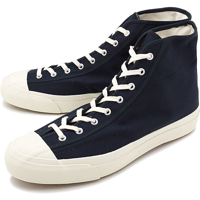 ムーンスター ファインバルカナイズド MOONSTAR FINE VULCANIZED スニーカー ジムクラシック ハイ [54320925] GYM CLASSIC HI 日本製D.NAVY